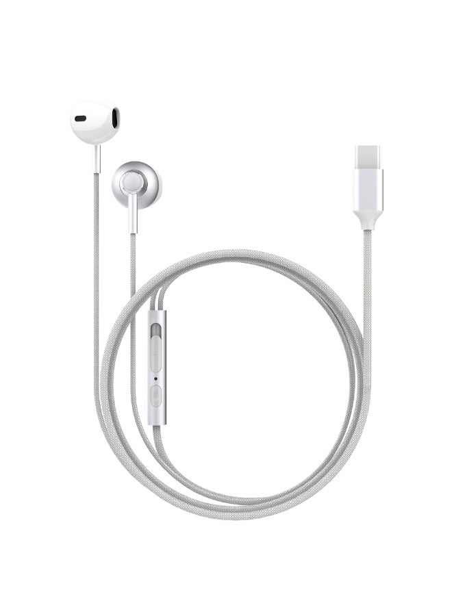 MYX BassX Stereo Type-C Wired Earphones | Ergonomic Design | HD Sound with Deep Bass - Image 1